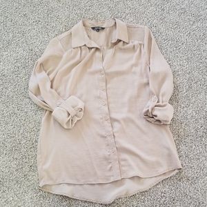 Renuar Tan Blouse Size Small